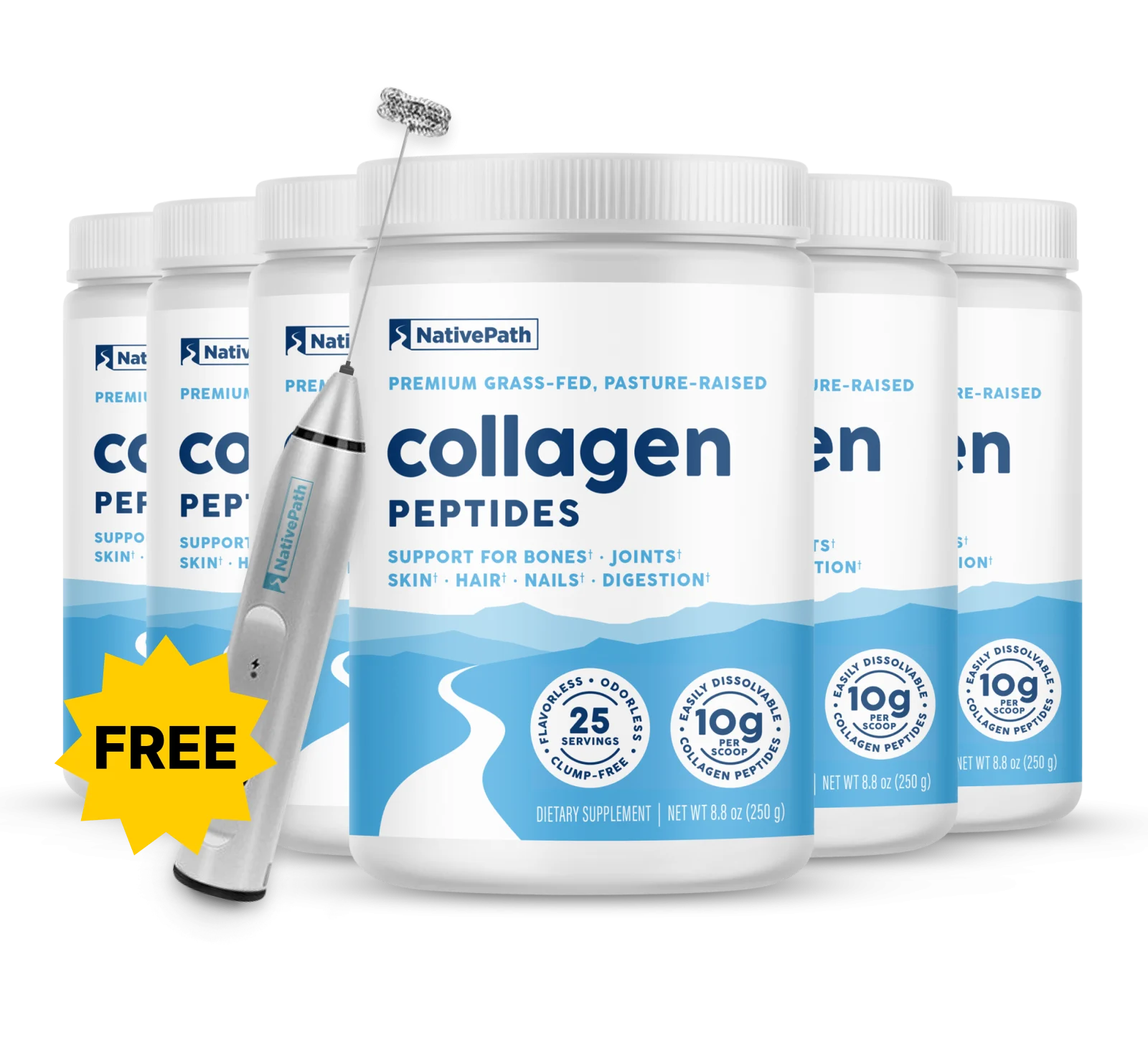 Native Path Collagen Jars GLP1 + Frother proizvod